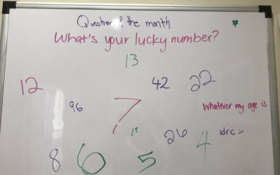 June Question of the Month: So many favorite numbers!